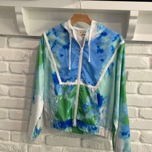 Women’s tie dye windbreaker